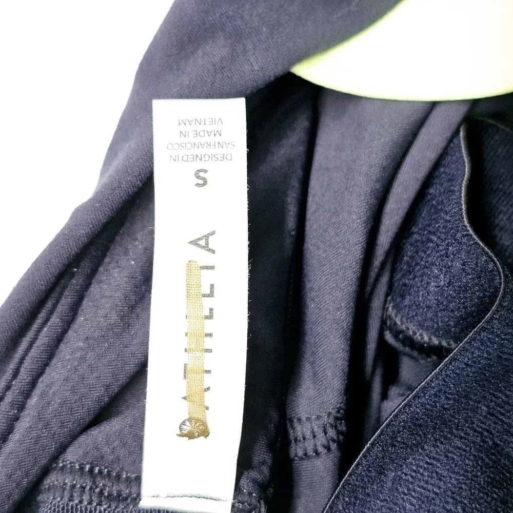 Athleta Swim Top Women Small‎ Blue Green Racerback Bathing Suit Tank Built Bra